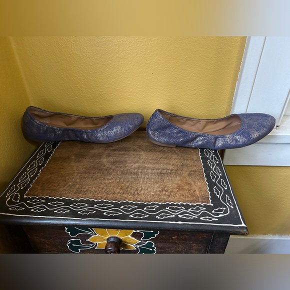 NEW Women’s Lucky Brand ballet shoes - purple with a goldish accent - size 11 - Picture 7 of 15